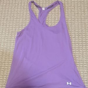 Purple underarmour tank top
